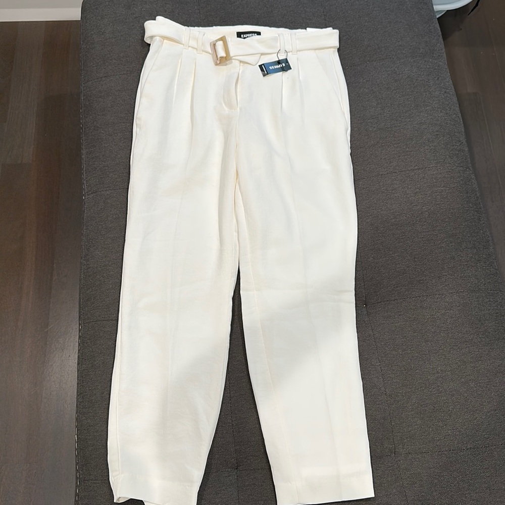 Ankle high rise pants